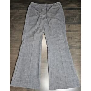 Antonio Melani Women's Gray Size 12 Dress Pants Wide Leg Polyester Blend